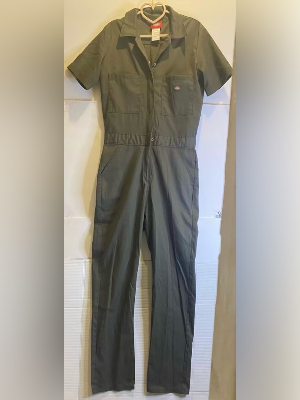 Dickies FLEX Cooling Sleeve Jumpsuit
Short Woman - Moss Green Size S